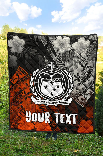 Samoa Polynesian Personalised Premium Quilt - Vinatge Polynesian Style