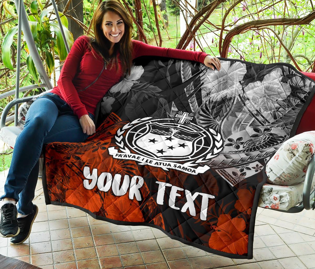 Samoa Polynesian Personalised Premium Quilt - Vinatge Polynesian Style