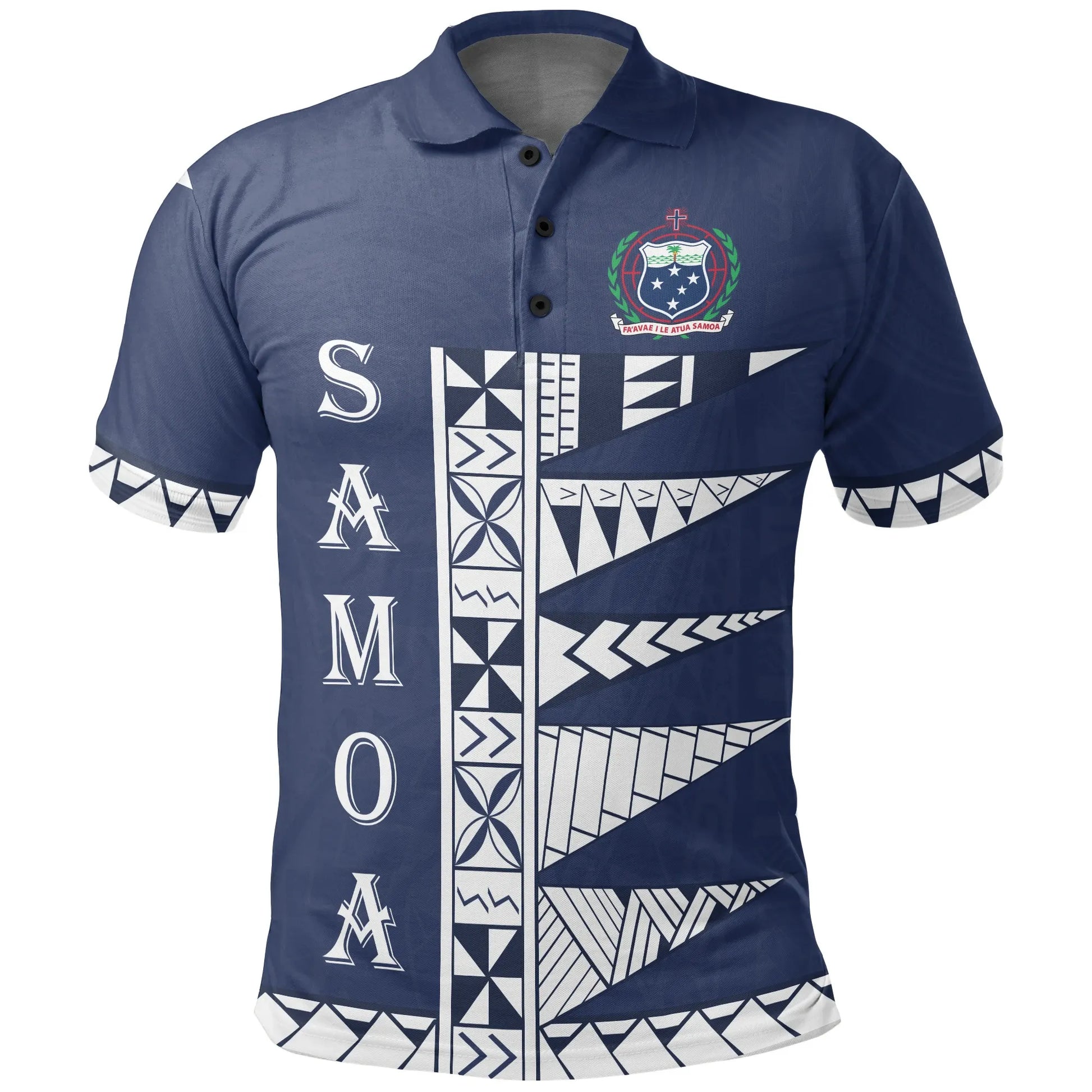 Samoa Polo Shirt - Samoa Coat Of Arms