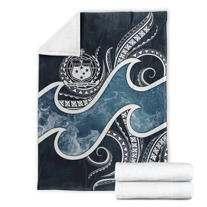 Samoa Polynesian Premium blanket - Ocean Style
