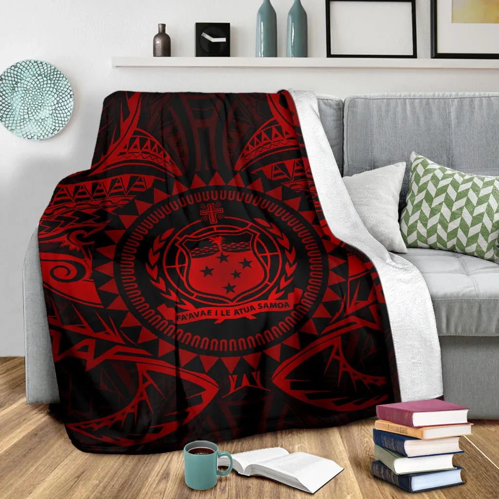 Samoa Polynesian Premium Blanket - Samoa Red Seal