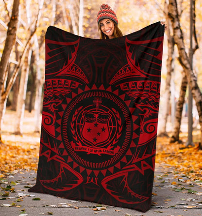 Samoa Polynesian Premium Blanket - Samoa Red Seal