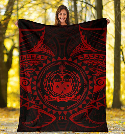 Samoa Polynesian Premium Blanket - Samoa Red Seal