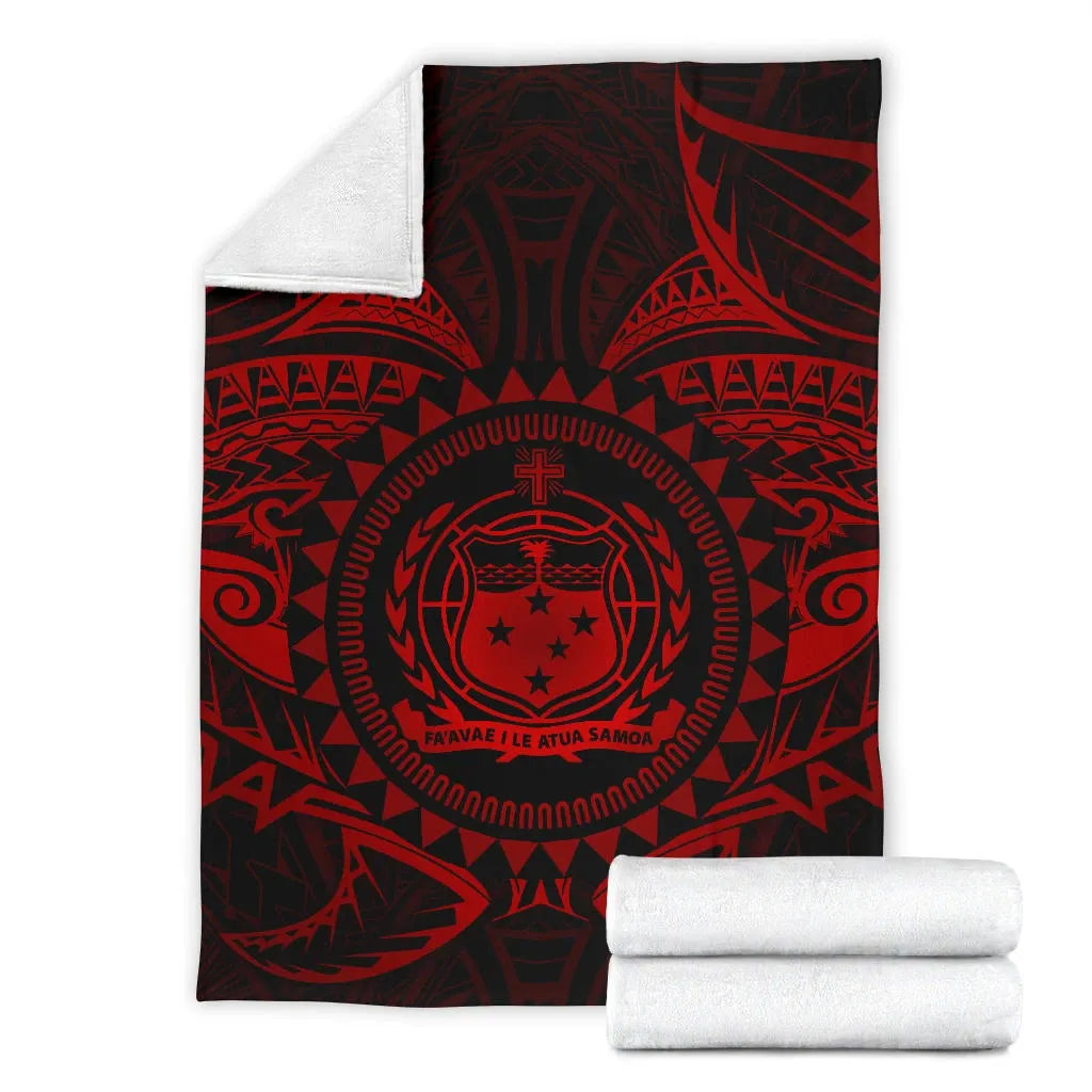 Samoa Polynesian Premium Blanket - Samoa Red Seal