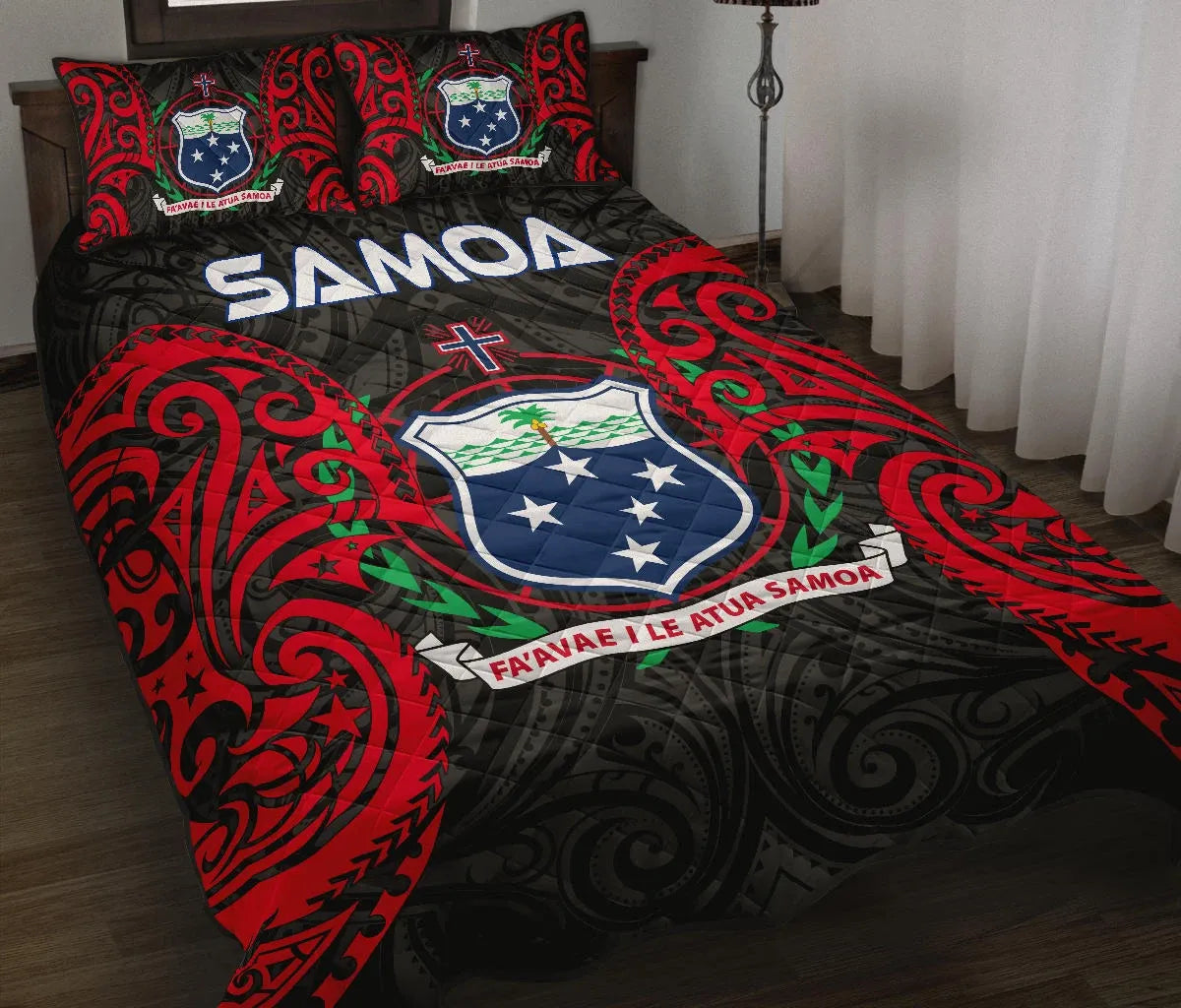 Samoa Polynesian Quilt Bed Set - Samoan Spirit