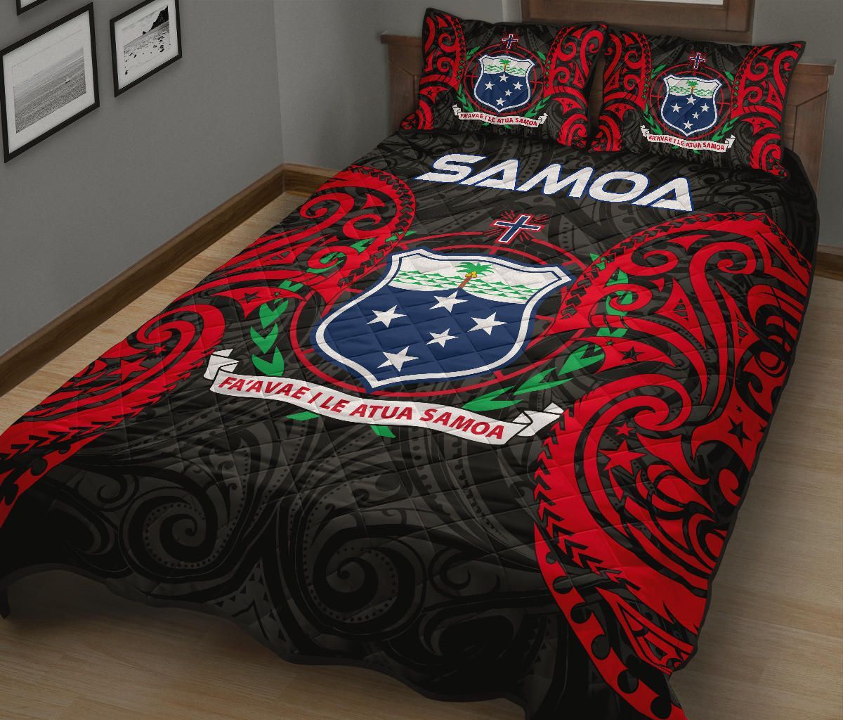 Samoa Polynesian Quilt Bed Set - Samoan Spirit