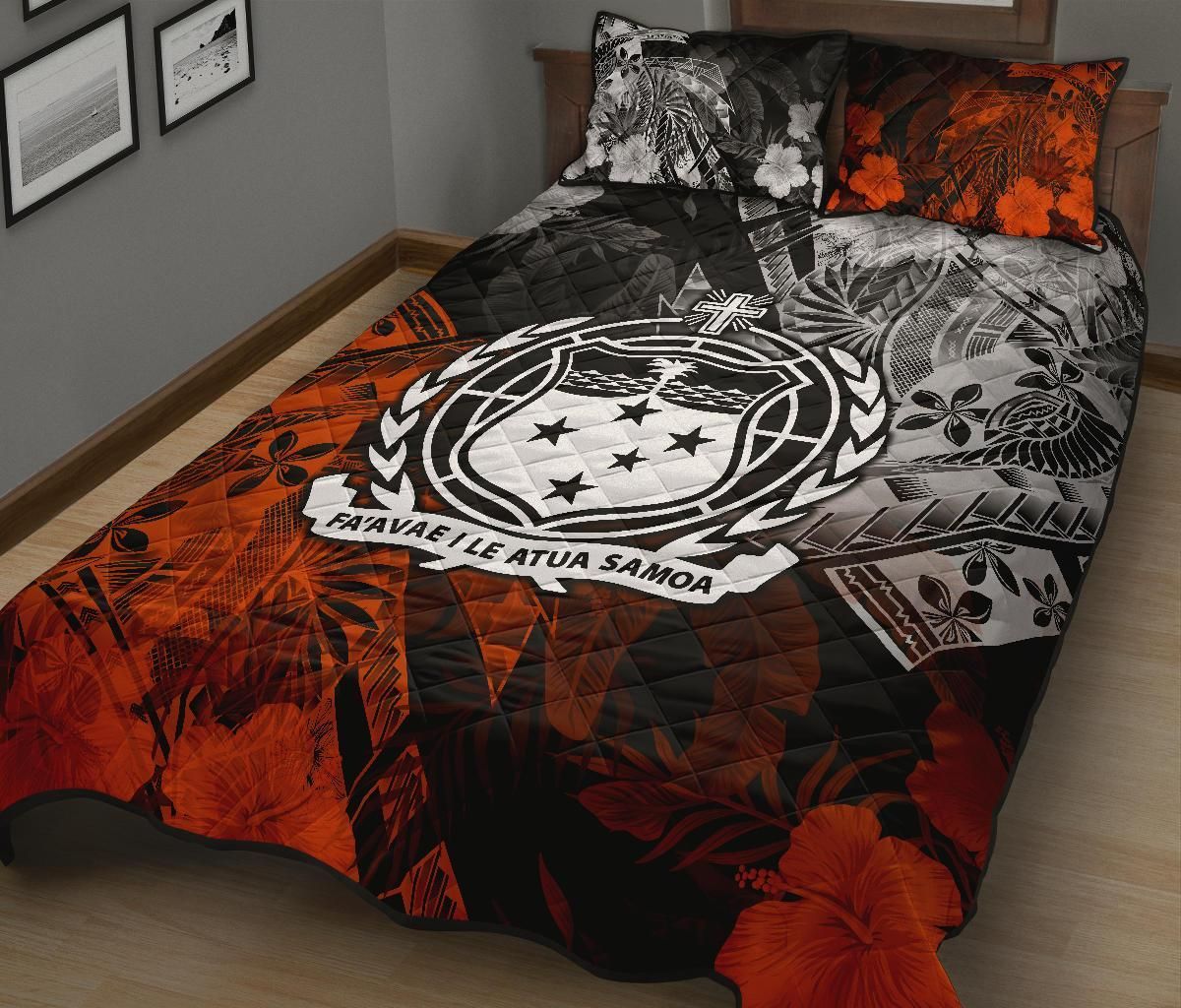 Samoa Polynesian Quilt Bed Set - Vintage Polynesian Style