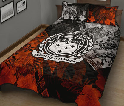 Samoa Polynesian Quilt Bed Set - Vintage Polynesian Style