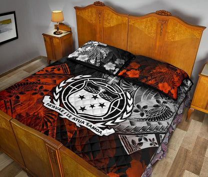 Samoa Polynesian Quilt Bed Set - Vintage Polynesian Style