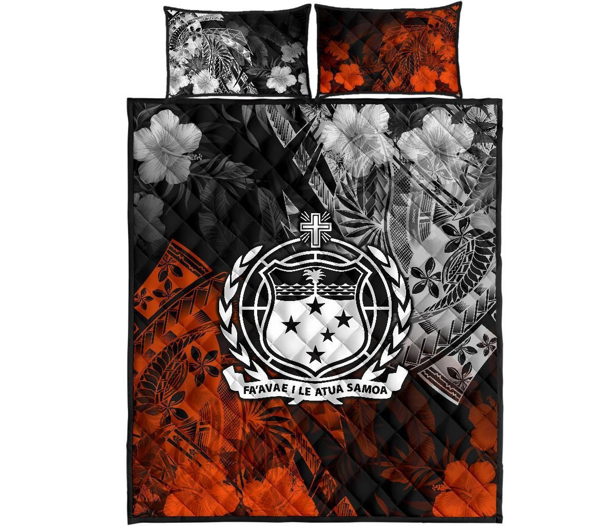 Samoa Polynesian Quilt Bed Set - Vintage Polynesian Style