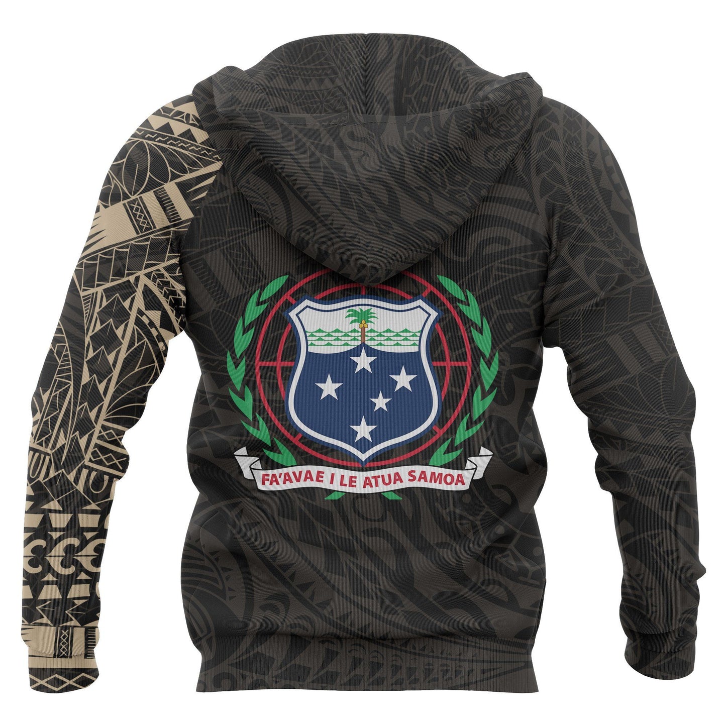 Samoa Hoodie - Samoa Polynesian Tattoo Style