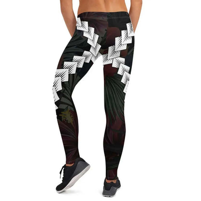 Samoa Polynesian Women Legging - Chain Polynesian