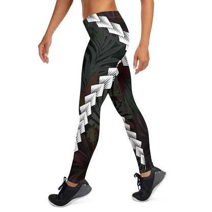 Samoa Polynesian Women Legging - Chain Polynesian
