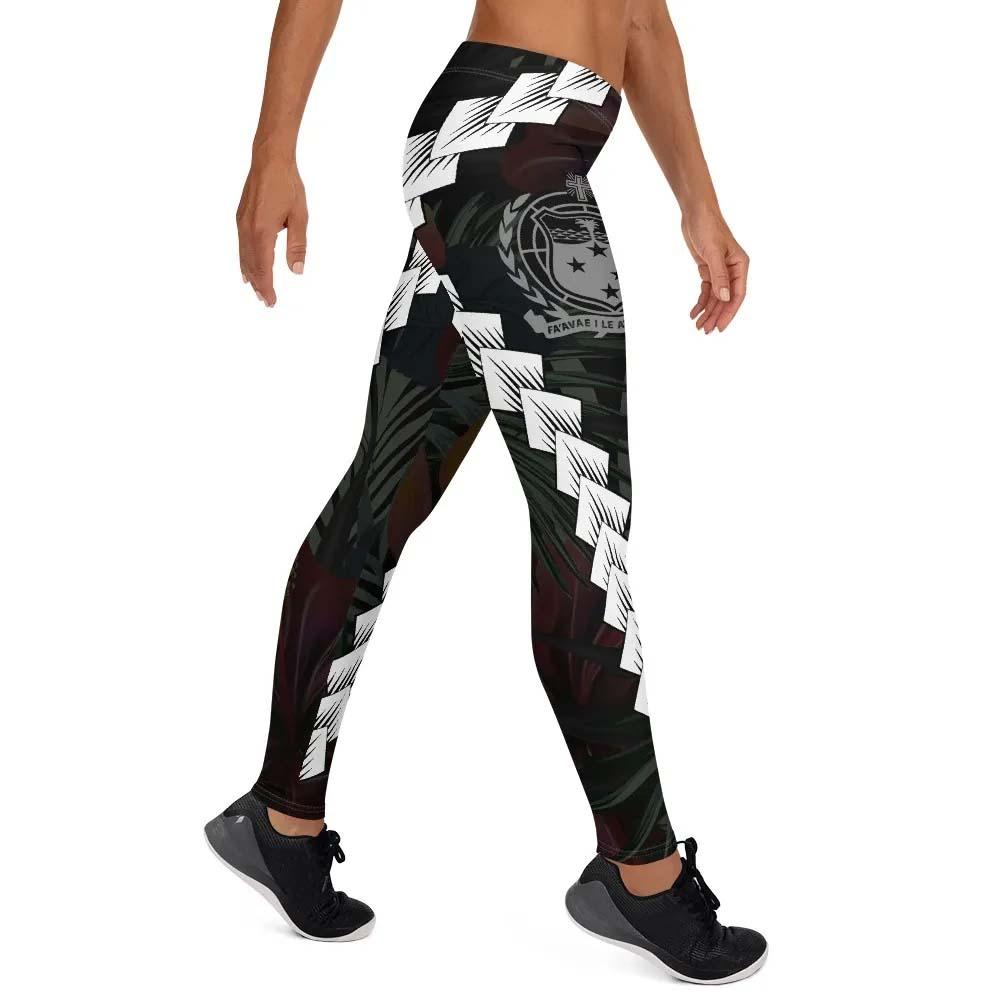 Samoa Polynesian Women Legging - Chain Polynesian