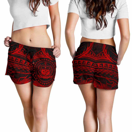 Samoa Polynesian Women Shorts - Samoa Red Seal