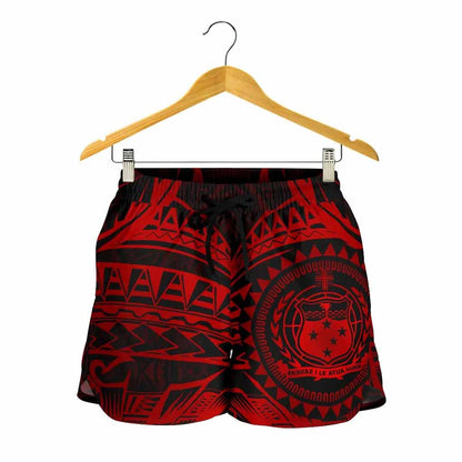 Samoa Polynesian Women Shorts - Samoa Red Seal