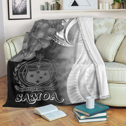 Samoa Premium Blanket - Samoa Seal Wave Style (Black)