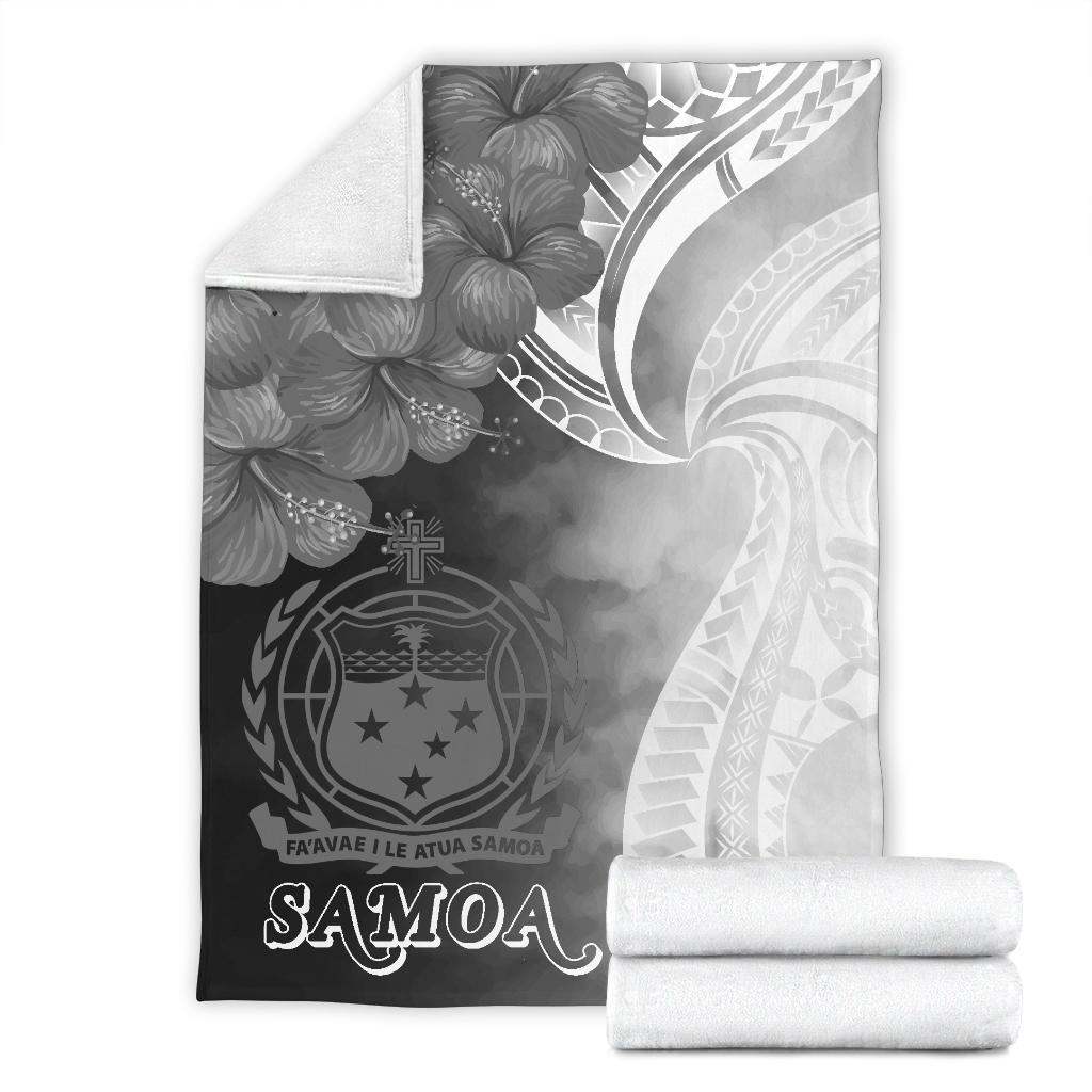 Samoa Premium Blanket - Samoa Seal Wave Style (Black)