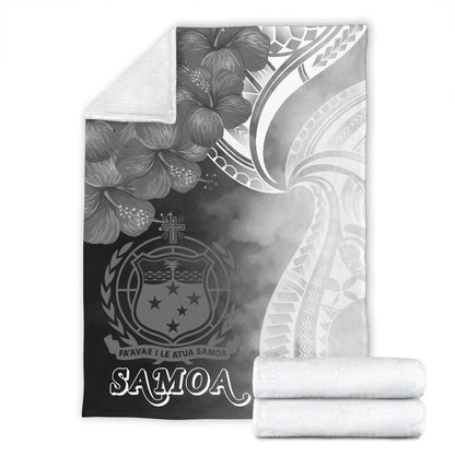 Samoa Premium Blanket - Samoa Seal Wave Style (Black)