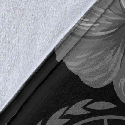 Samoa Premium Blanket - Samoa Seal Wave Style (Black)