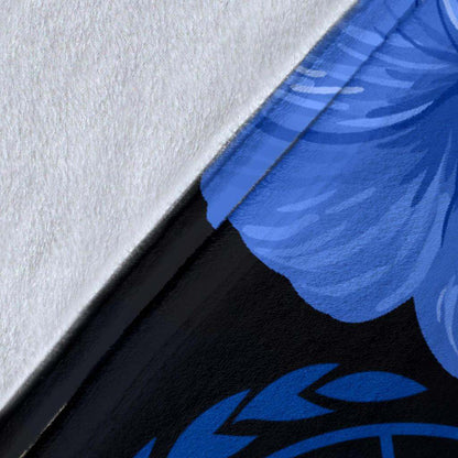 Samoa Premium Blanket - Samoa Seal Wave Style (Blue)