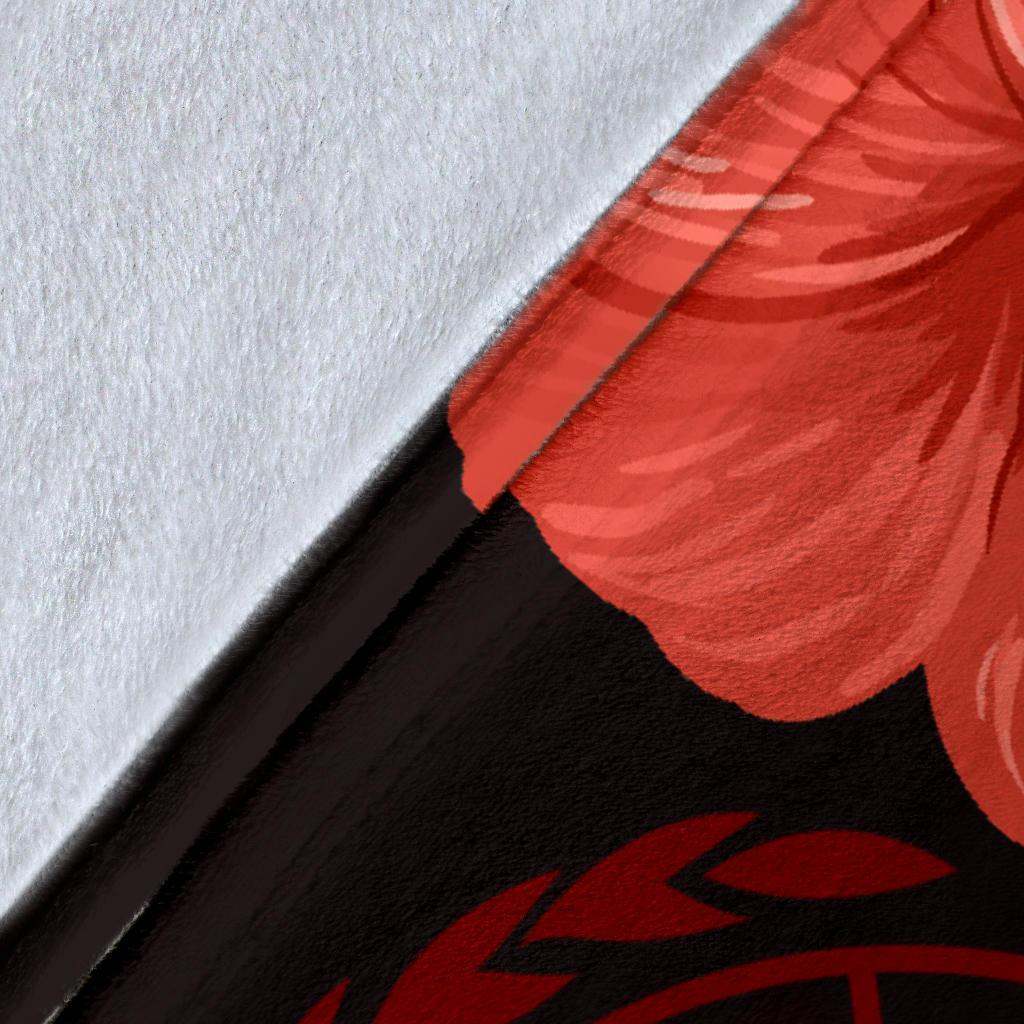 Samoa Premium Blanket - Samoa Seal Wave Style (Red)