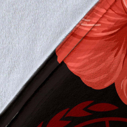 Samoa Premium Blanket - Samoa Seal Wave Style (Red)