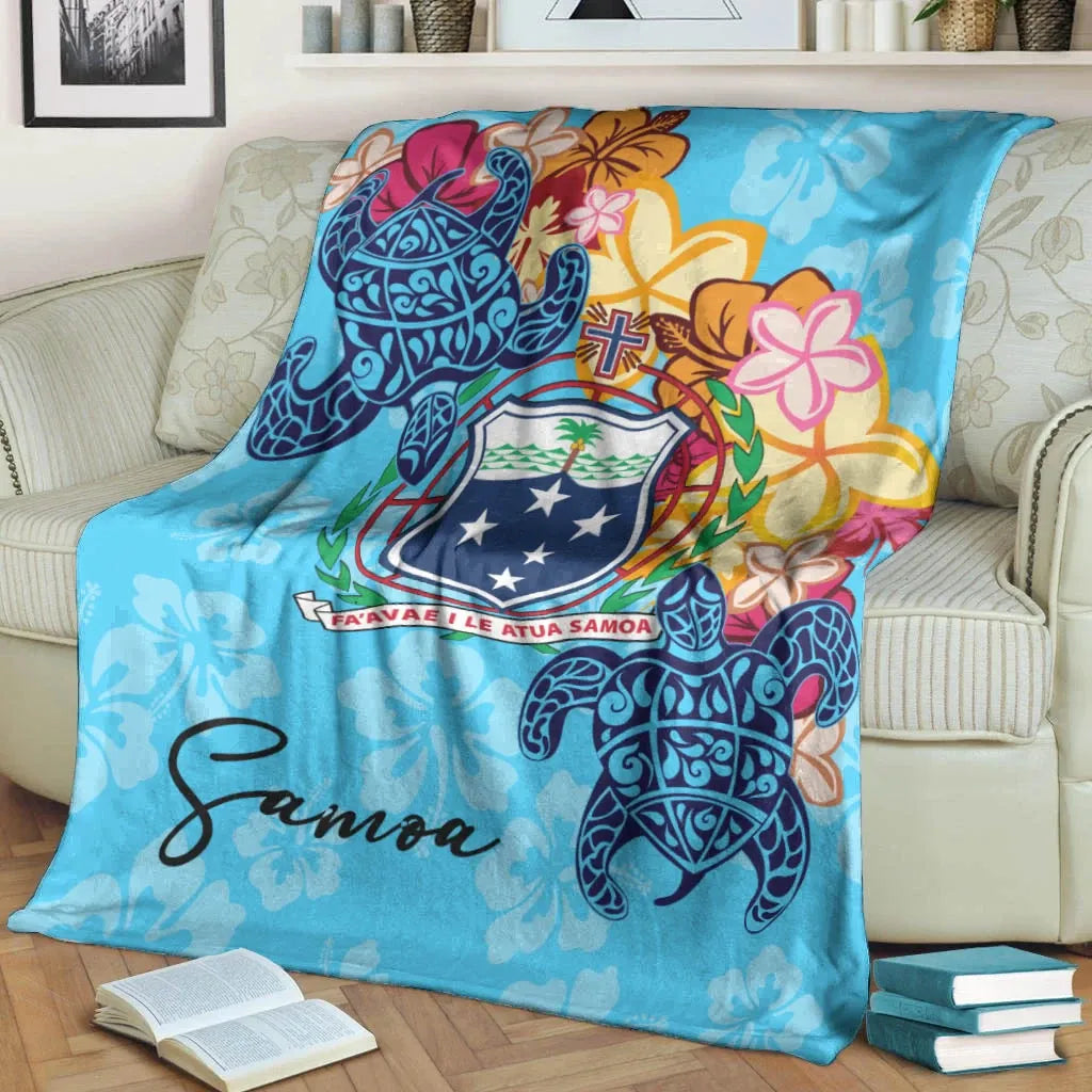Samoa Premium Blanket - Tropical Style