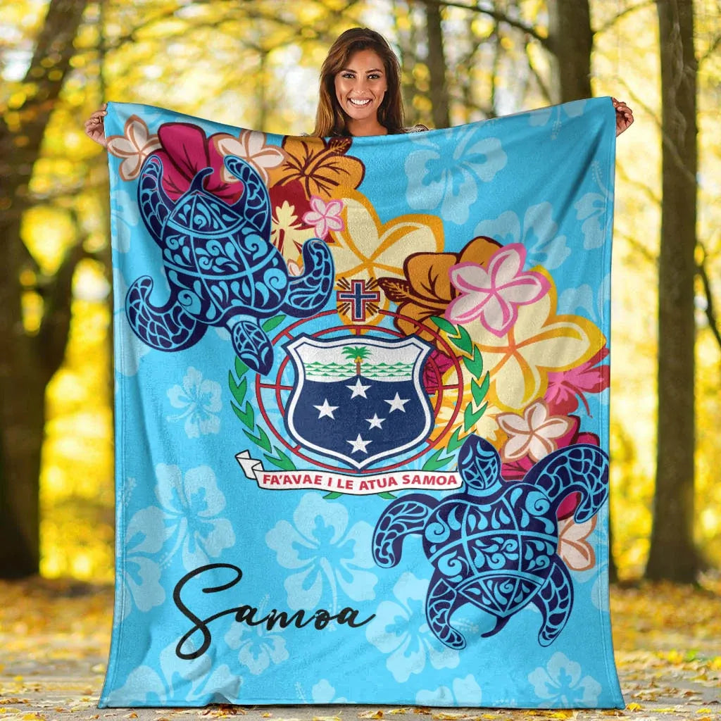 Samoa Premium Blanket - Tropical Style