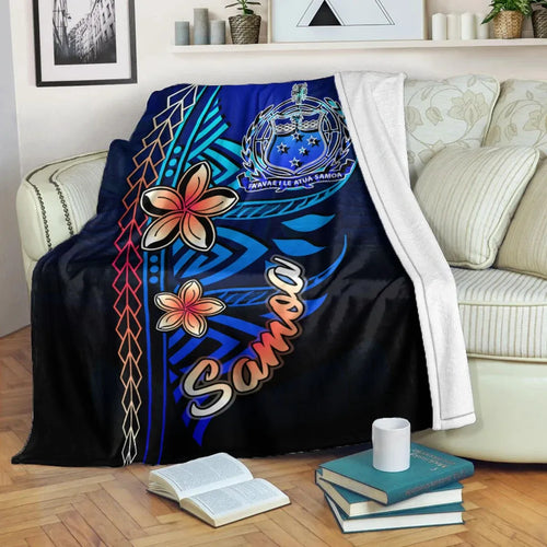 Samoa Premium Blanket - Vintage Tribal Mountain
