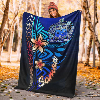 Samoa Premium Blanket - Vintage Tribal Mountain