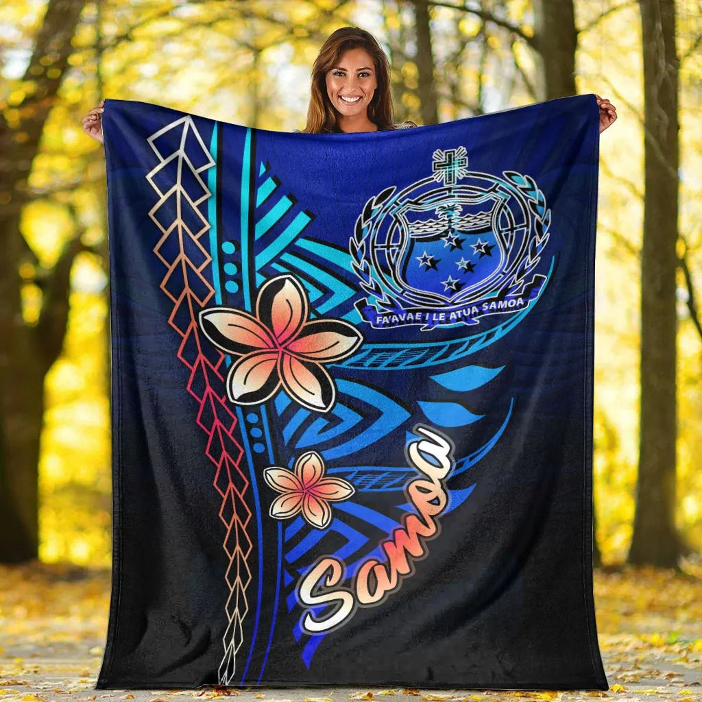 Samoa Premium Blanket - Vintage Tribal Mountain
