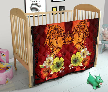 Samoa Premium Quilt - Tribal Tuna Fish