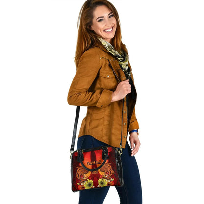Samoa Shoulder Handbag - Tribal Tuna Fish