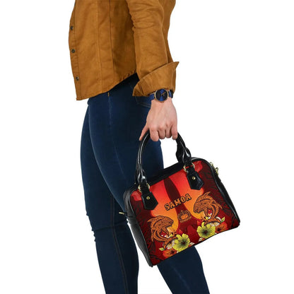 Samoa Shoulder Handbag - Tribal Tuna Fish