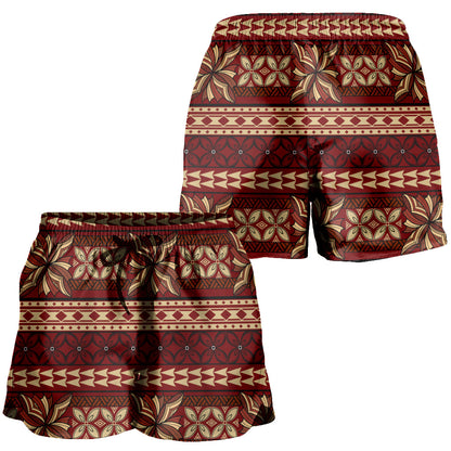Samoa Women Shorts Siapo Pattern