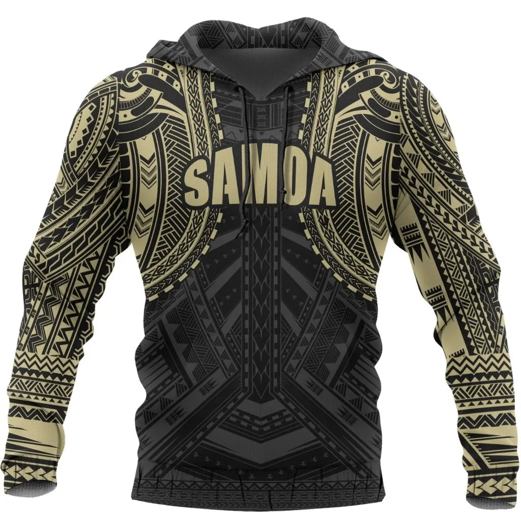 Samoa Spirit Pullover Hoodie - Samoa Polynesian Tattoo