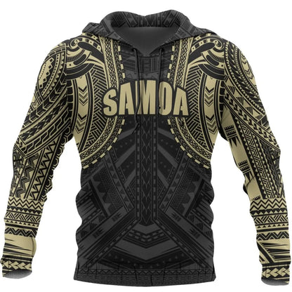 Samoa Spirit Pullover Hoodie - Samoa Polynesian Tattoo