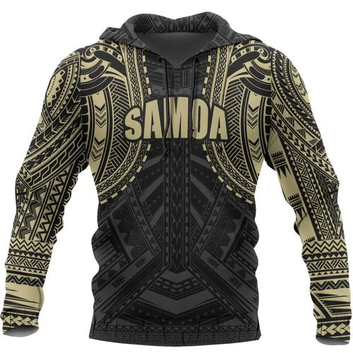 Samoa Spirit Pullover Hoodie - Samoa Polynesian Tattoo