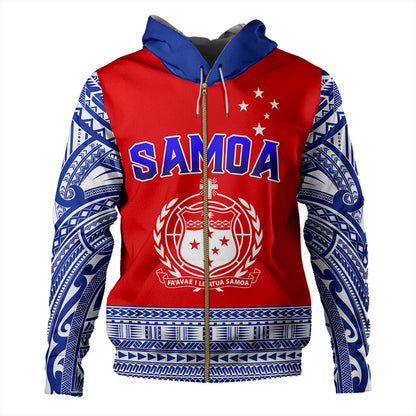 Samoa Hoodie Tribal Polynesia Printed Flag Simple Style