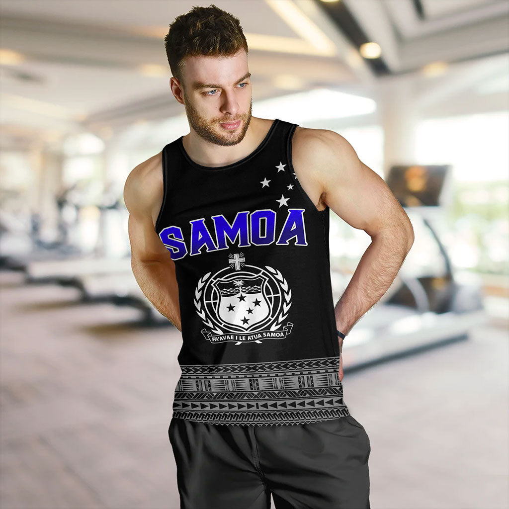 Samoa Tank Top Tribal Polynesia Printed Simple Style