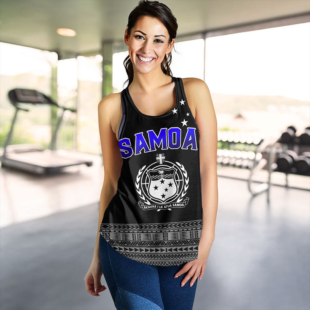 Samoa Women Tank Tribal Polynesia Printed Simple Style
