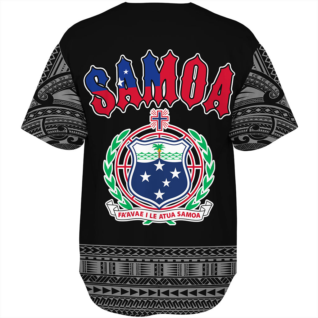 Samoa Baseball Shirt Tribal Polynesia Printed Simple Style