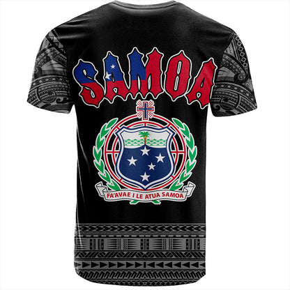 Samoa T-Shirt Tribal Polynesia Printed Simple Style