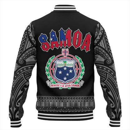 Samoa Baseball Jacket Tribal Polynesia Printed Simple Style