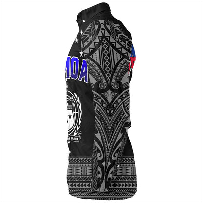Samoa Long Sleeve Shirt Tribal Polynesia Printed Simple Style