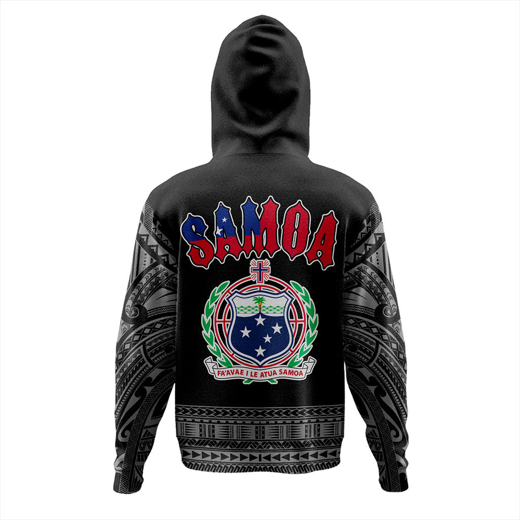Samoa Hoodie Tribal Polynesia Printed Simple Style