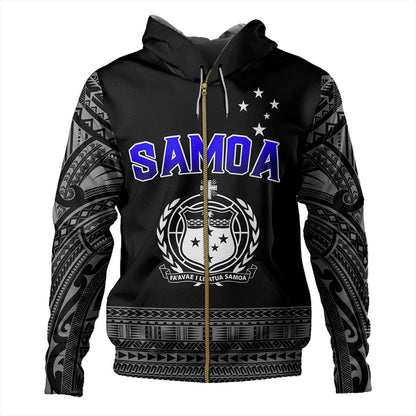 Samoa Hoodie Tribal Polynesia Printed Simple Style