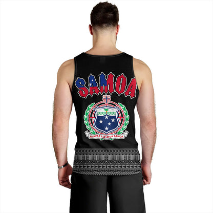 Samoa Tank Top Tribal Polynesia Printed Simple Style