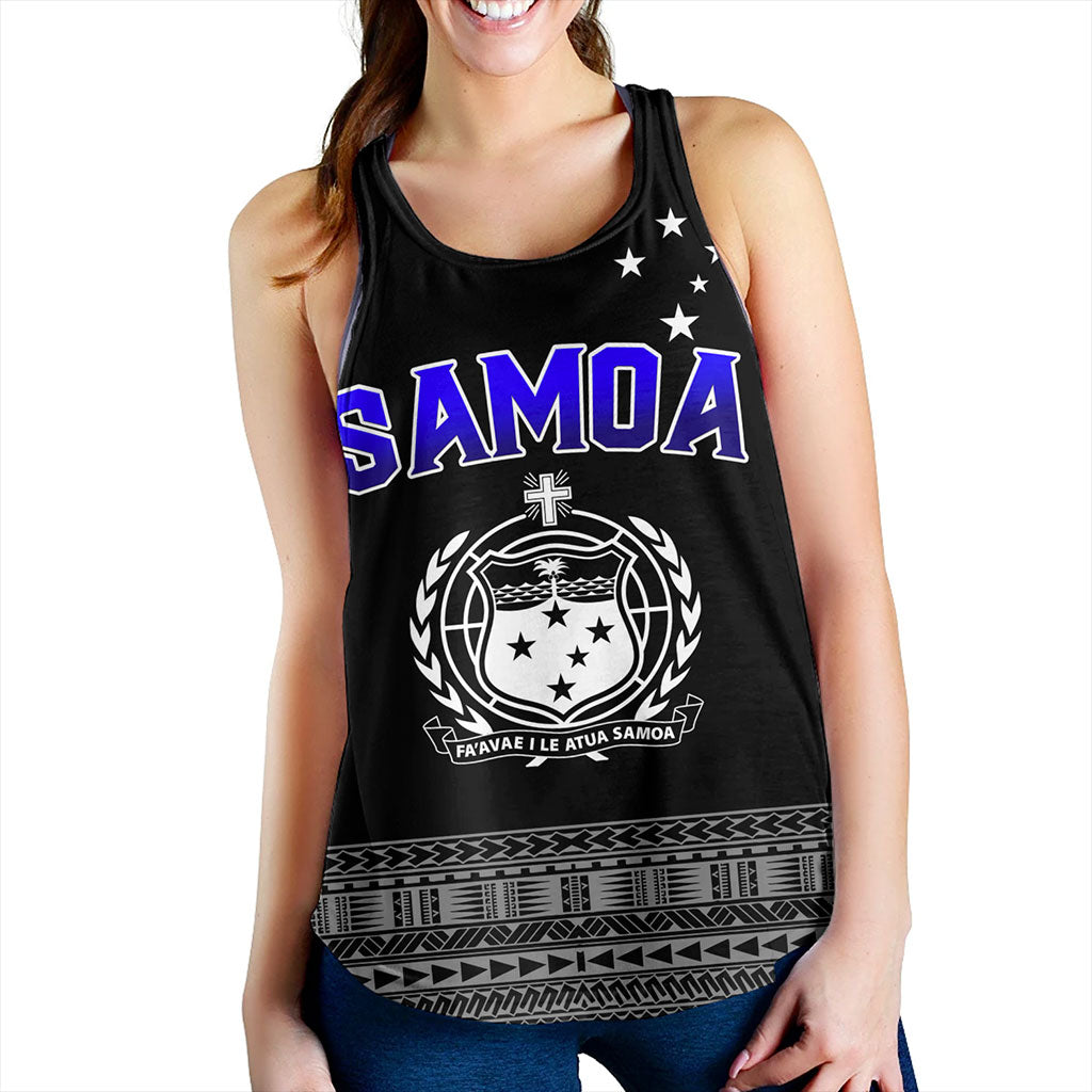Samoa Women Tank Tribal Polynesia Printed Simple Style